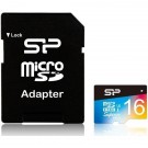 Silicon Power 16GB microSDHC C10 UHS-I U3 + SD Superior