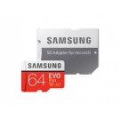 Samsung 64GB microSDXC C10 UHS-I U3 Evo Plus + SD