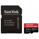 SanDisk 64GB microSDXC V30 UHS-I Extreme Pro + SD