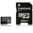 Transcend 32GB microSDHC C10 UHS-I R30MB/s + SD