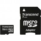 Transcend 8GB MicroSDHC C4 + SD