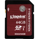 Kingston 64GB SDXC C10 UHS-I U3 R90/W80MB/s 4K